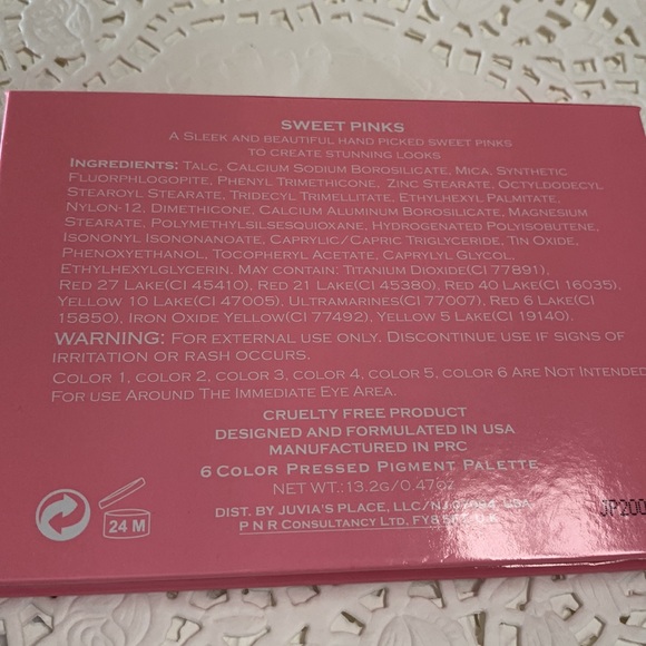 Juvias The sweet pinks by Juvias 3 Matt’s 3 glitter NIB for eyeshadow and Blush - Picture 9 of 11